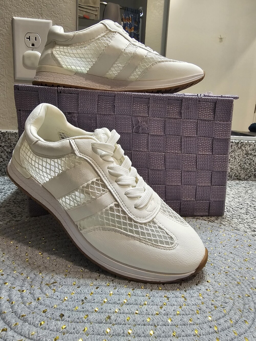 DV By Dolce Vita Jammy Mesh Sneakers, White, Size 8, NWOT